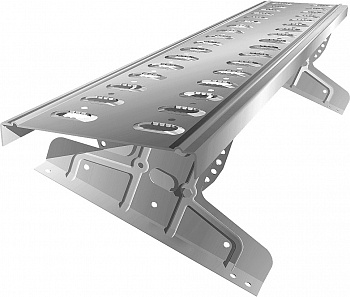 Мостик переходной 1,25 RAL 9006 — Grandline