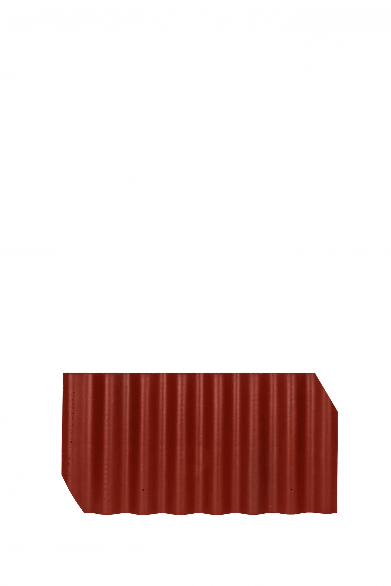 Черепица фиброцементная Тисма 40/150-8-575х1130х5,8 красный — Grandline
