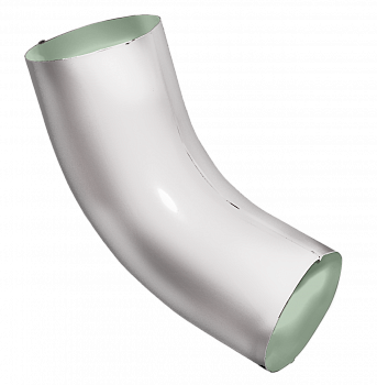 Колено 60 град Optima 90мм RAL 9003 — Grandline