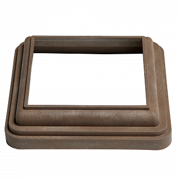 Нижний кант столба CM Railing(для столба D120) merbau (мербау) — Grandline