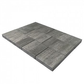 Плитка тротуарная Триада ColorMix Туман h60 300х300 450х300 600х300 — Grandline