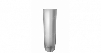 Труба круглая Optima 90мм 3м RAL 9003 — Grandline