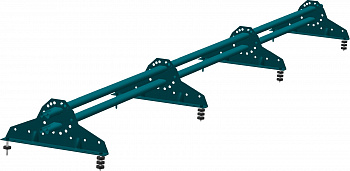 Снегозадержатель NEW трубчатый Grand Line RAL 5021 3м — Grandline